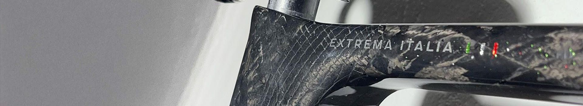 Close up van fiets frame